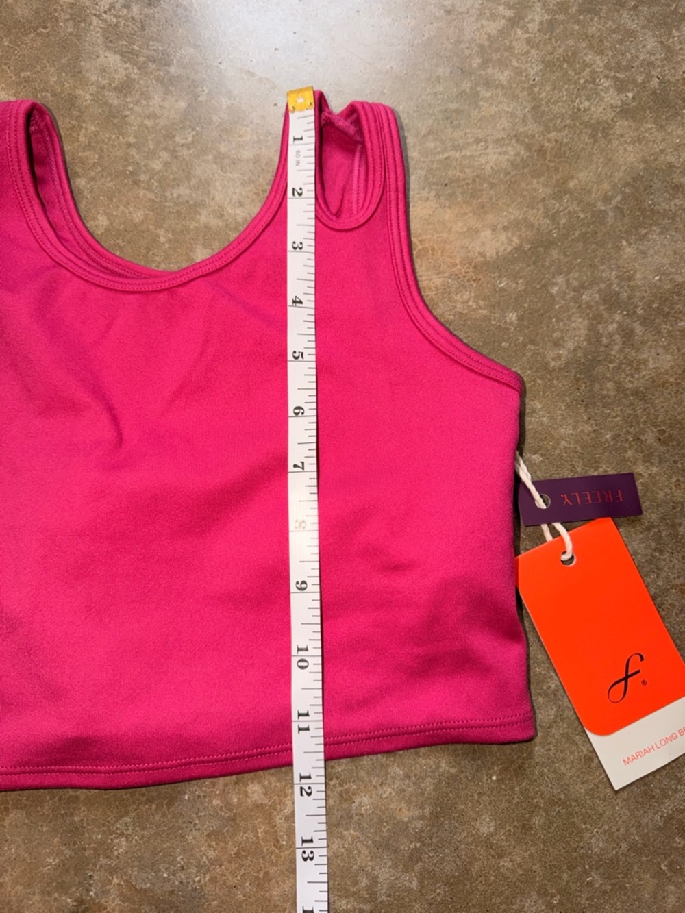 Freely - Pink Athletic Top with Built in Bra - Girls M NWT - Picture 5 of 9
